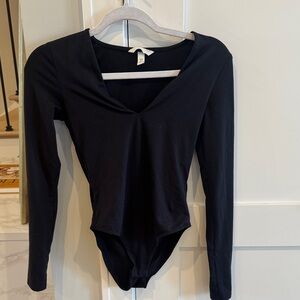 H&M Charcoal Long Sleeve Top
